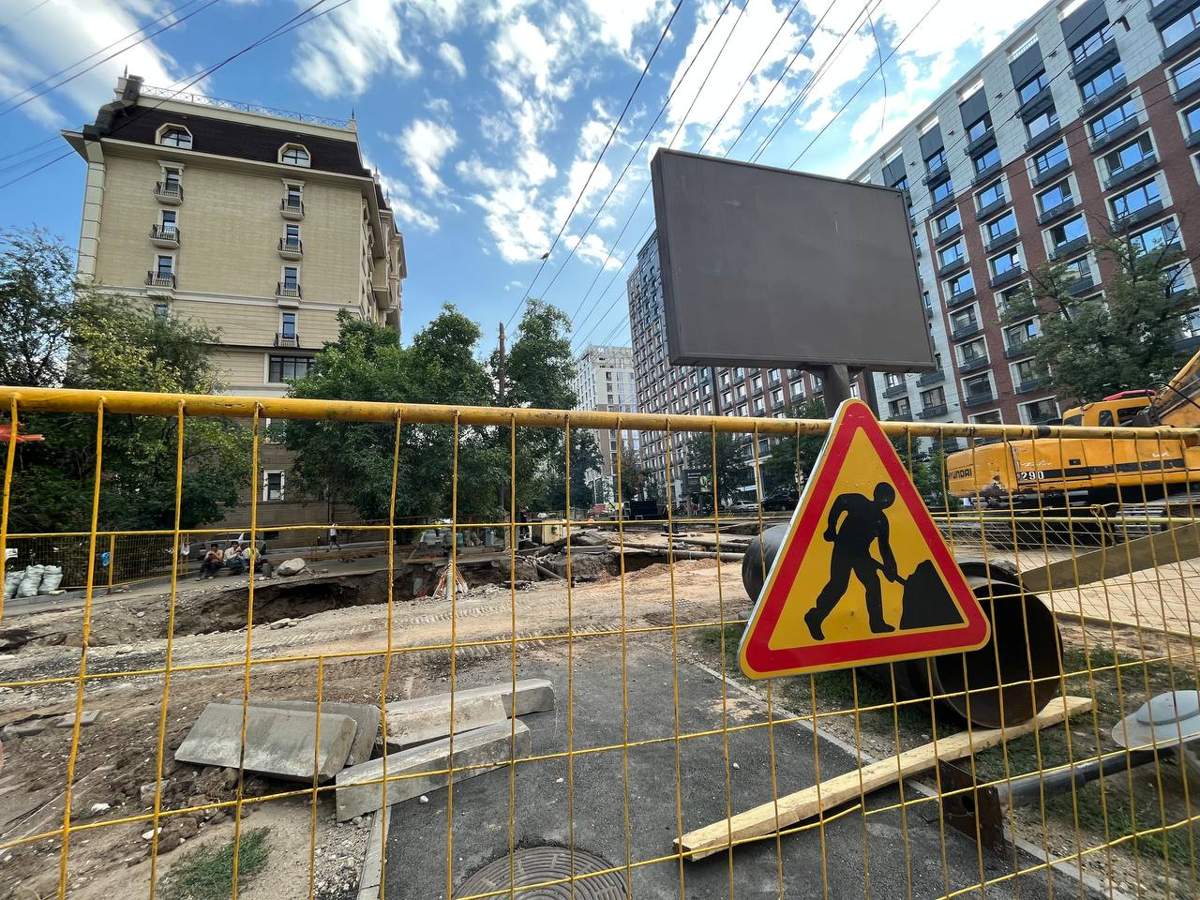 Ремонт теплосетей по ул. Гагарина в 2023 году