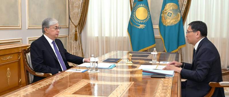 Досаев похвастался достижениями Алматы перед президентом