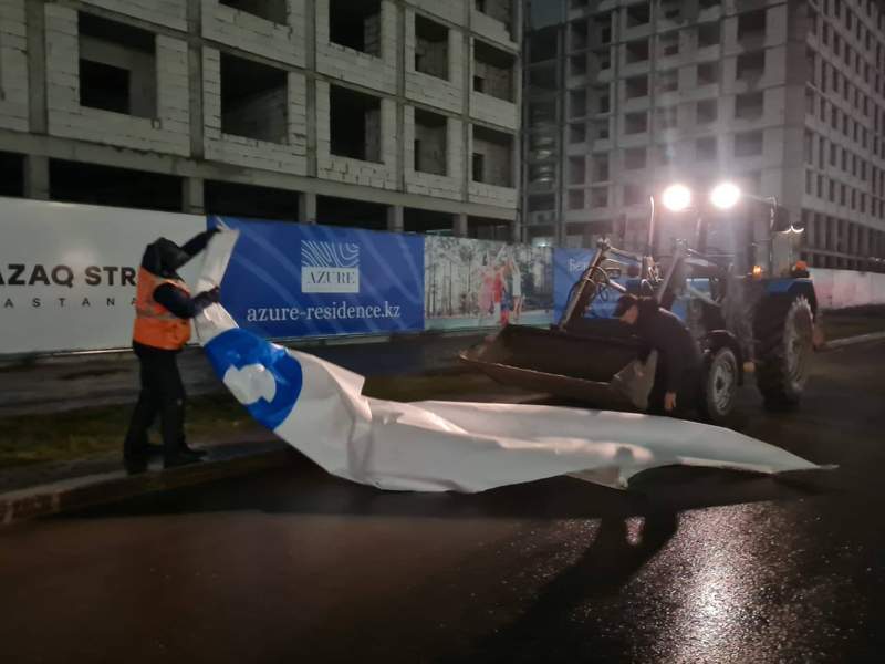 Четыре человека попали в травмпункты из-за непогоды в Астане