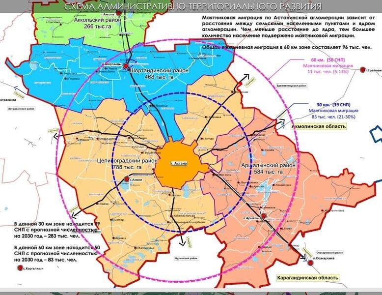 План развития Астанинской агломерации вынесли на обсуждение. Но он совсем сырой