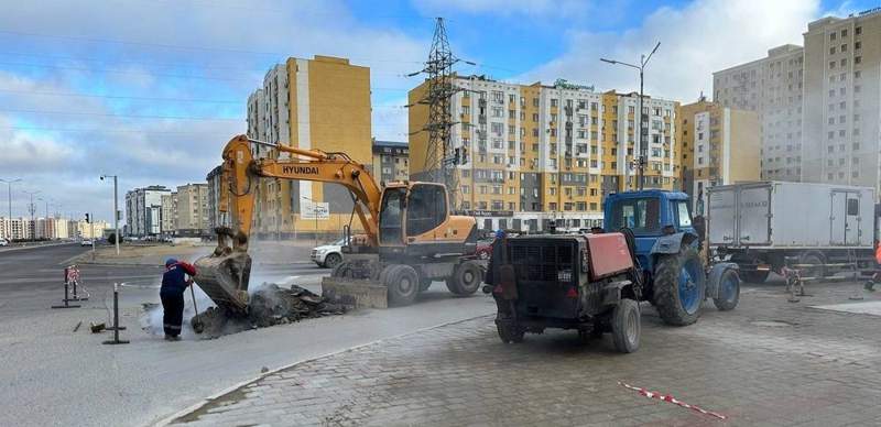 В семи микрорайонах Актау ограничили подачу тепла и горячей воды