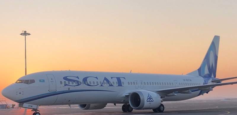Из-за непогоды самолёт Scat не смог приземлиться в Астане