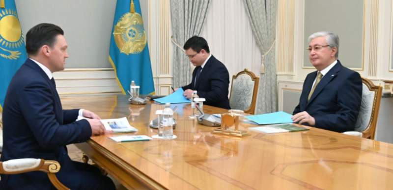 Токаев принял главу правления Евразийского банка развития
