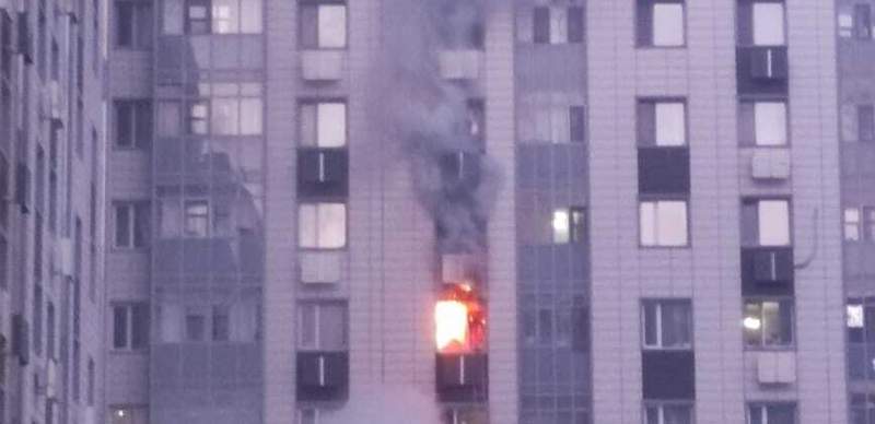 Пожар в ЖК "Семья" потушили в Астане