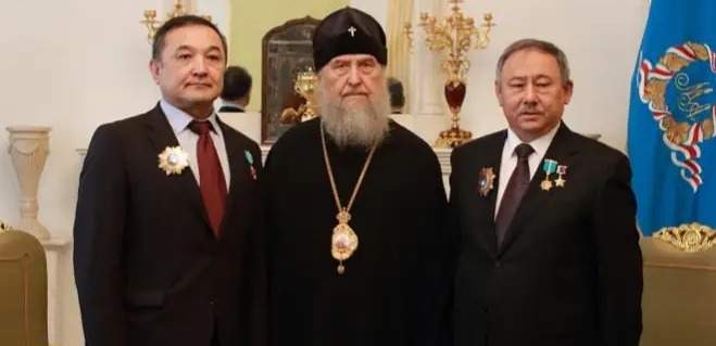 Талгат Мусабаев и Айдын Аимбетов получили ордена от митрополии