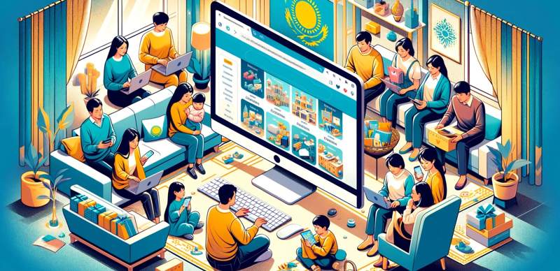 Wildberries и Kaspi – абсолютные лидеры онлайн-продаж: кто и что на них покупает. Исследование