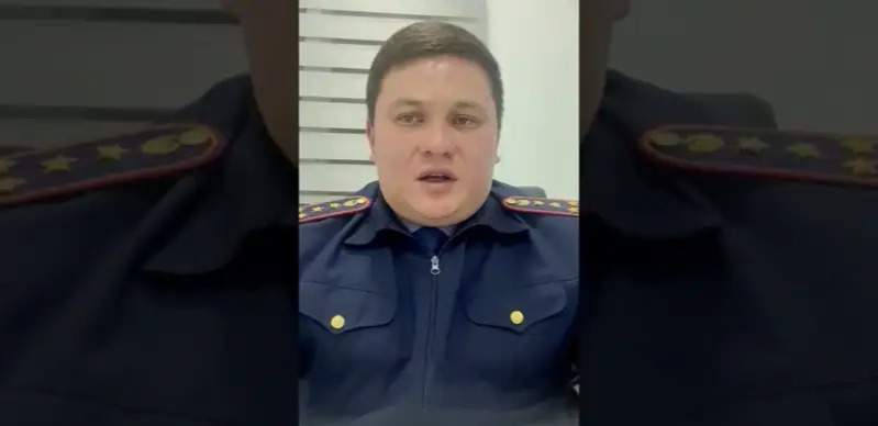 "Самого честного" полицейского Шымкента арестовали на время следствия