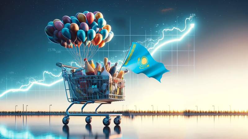 Годовая инфляция в Казахстане продолжает замедляться, но незначительно