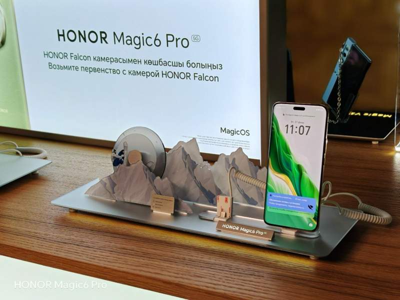 В Казахстане стартовали продажи смартфона HONOR Magic6 Pro с лучшей в мире камерой