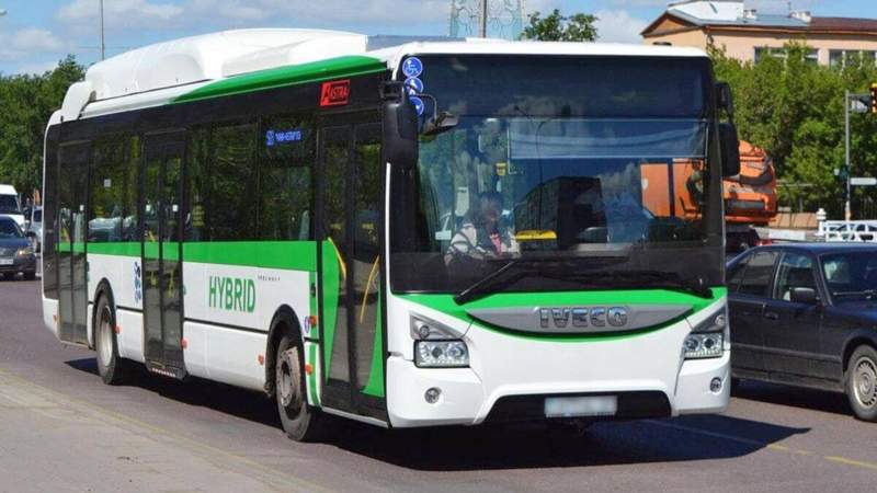 На семи участках Астаны планируют внедрить Bus Lane