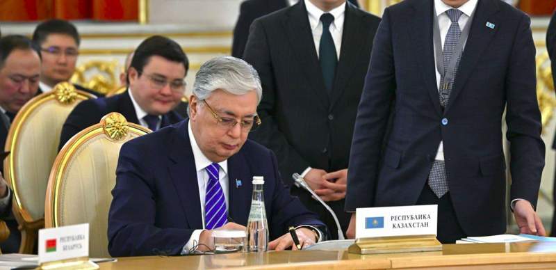 Цифровизация, дороги, движение товаров: Токаев выступил на заседании Высшего Евразийского экономического совета