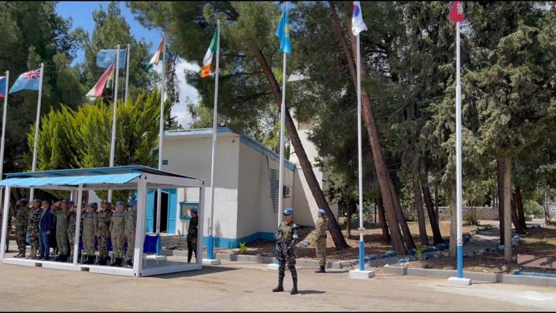 Флаг Казахстана поднят на Голанских высотах