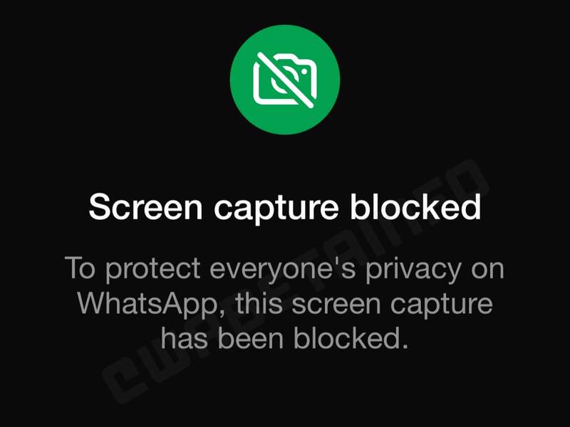 В WhatsApp появится функция запрещающая делать скриншоты