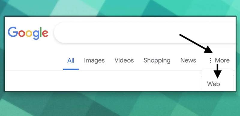 В поисковой системе Google появилась вкладка, показывающая только текстовые результаты