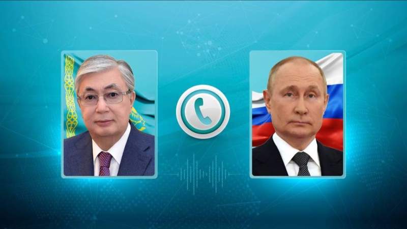 Президенты Казахстана и России переговорили по телефону