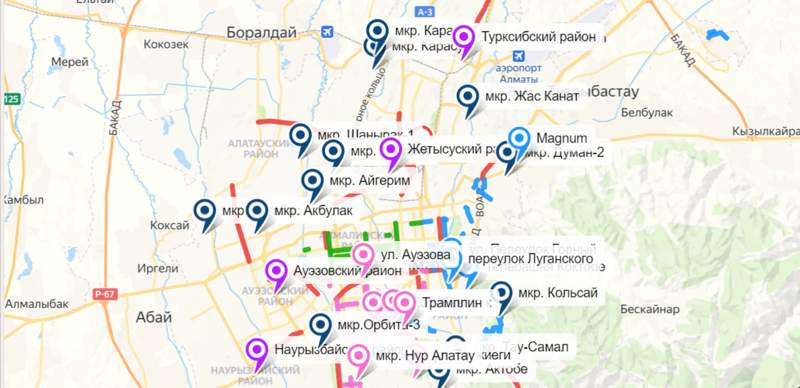 В Алматы отремонтируют 274 улицы в 2024 году. Интерактивная карта 