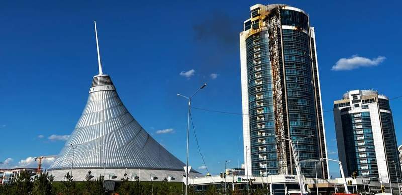 Пожар в ЖК Rixos Khan Shatyr Residences ликвидирован