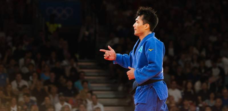 Дзюдоист Гусман Киргизбаев победил главного фаворита Олимпиады