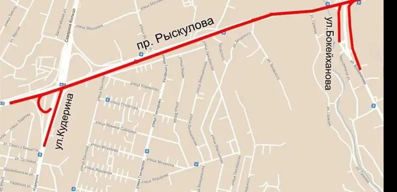 Закрытые дороги в Алматы: сводка за 12 августа
