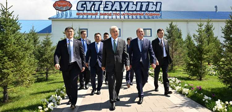 Президент Токаев побывал в Акмолинской области