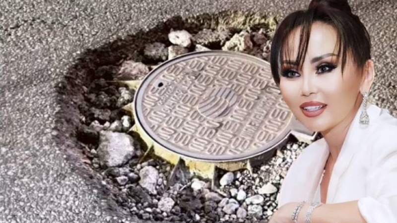 "Кто несёт ответственность за это?": Баян Алагузова жалуется на ямы в Алматы