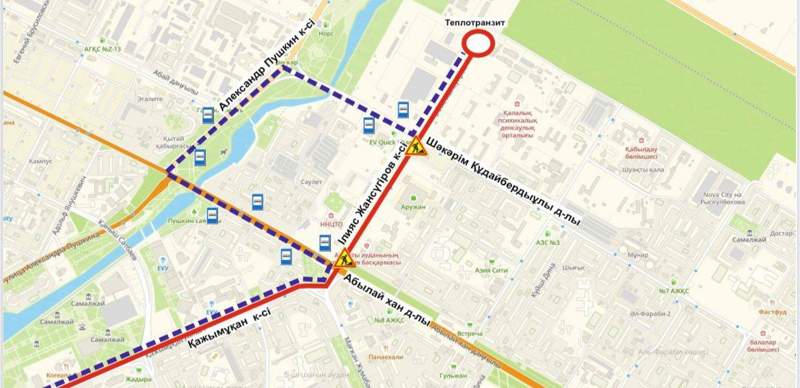 Закрытые дороги в Астане: сводка на 8 сентября