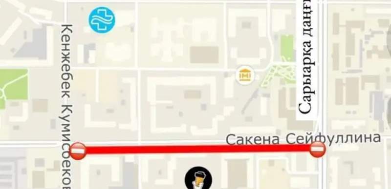 Внимание – объезд: какие дороги закрыты для движения в Астане 21 сентября