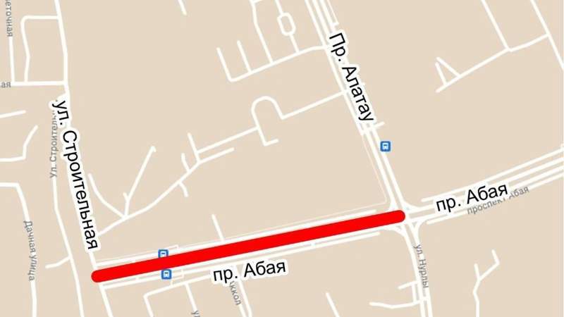 Какие дороги закрыты в Алматы 28 сентября