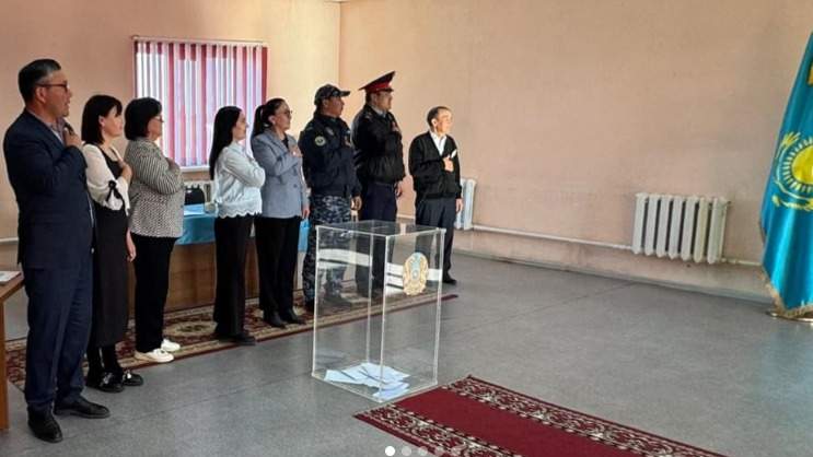 Сельский акимат Карагандинской области ведёт учёт проголосовавших жителей