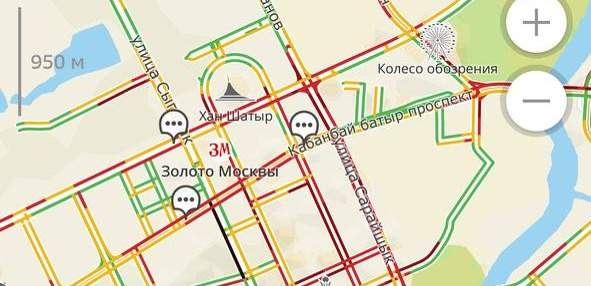 В Астане опять 10-балльные пробки