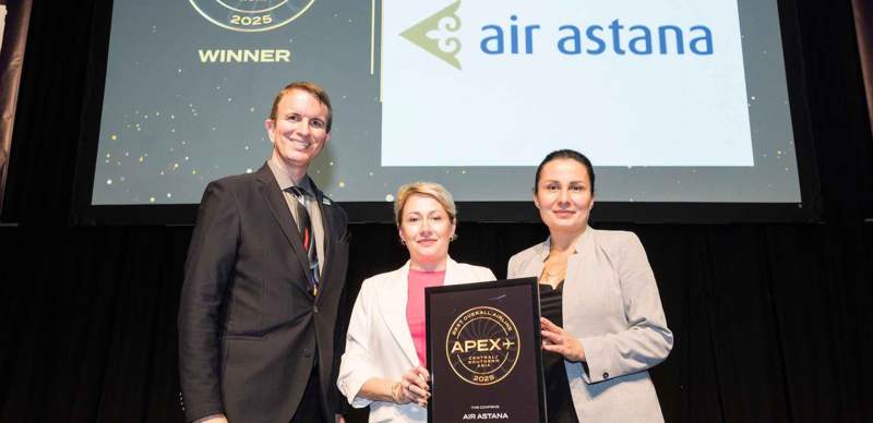 Air Astana признали лучшей авиакомпанией Центральной Азии