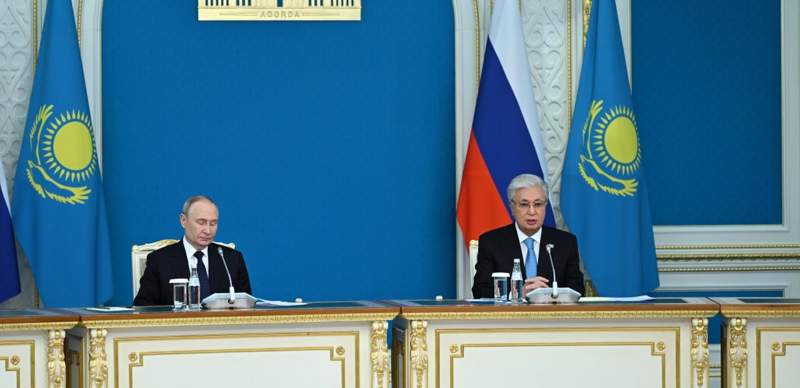 Путин и Токаев подписали заявление об углублении стратегического партнёрства в условиях нового глобального порядка