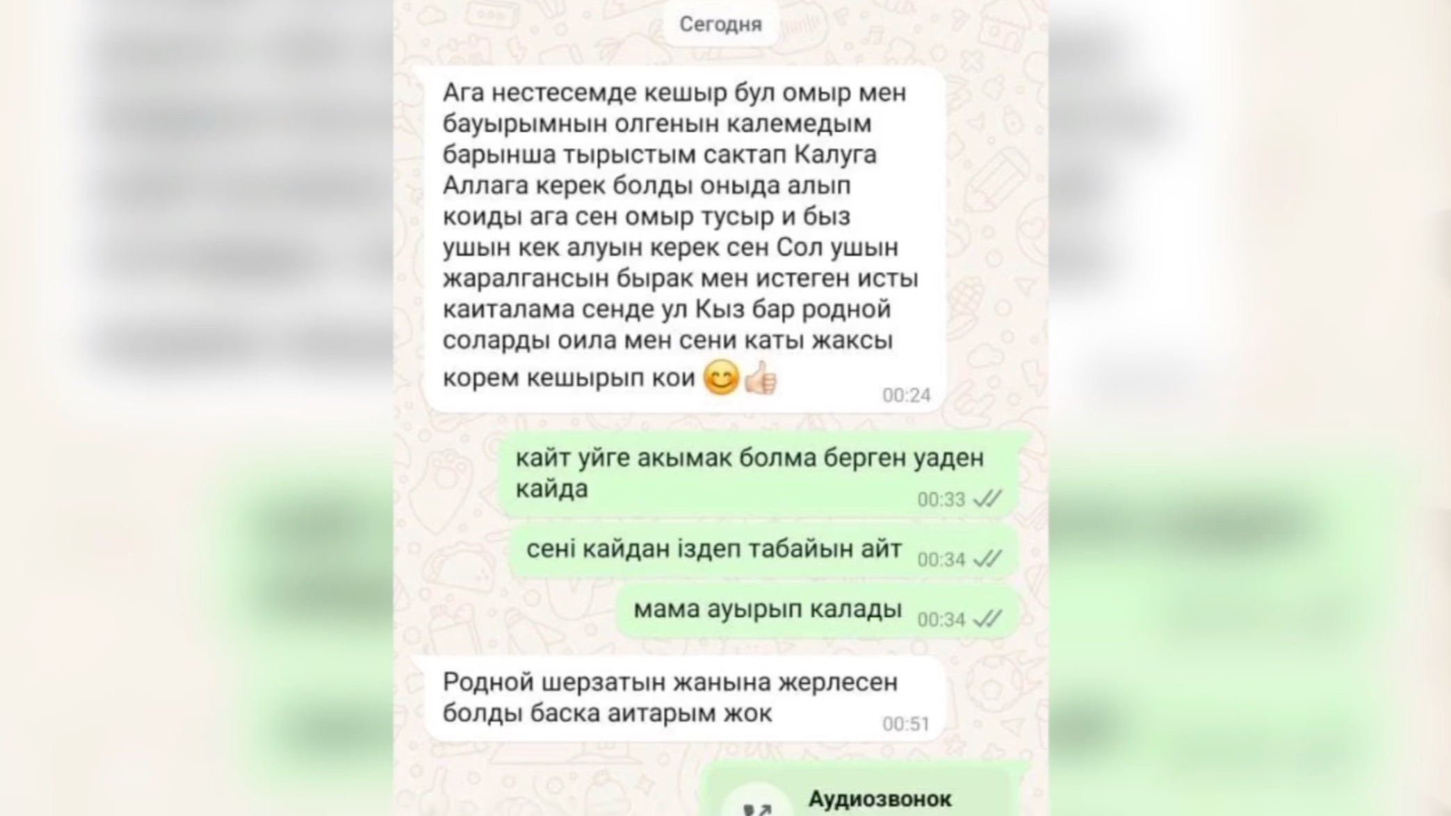 "Похорони меня рядом с Шерзатом": полиция опубликовала предсмертное SMS дяди убитого в Талгаре подростка