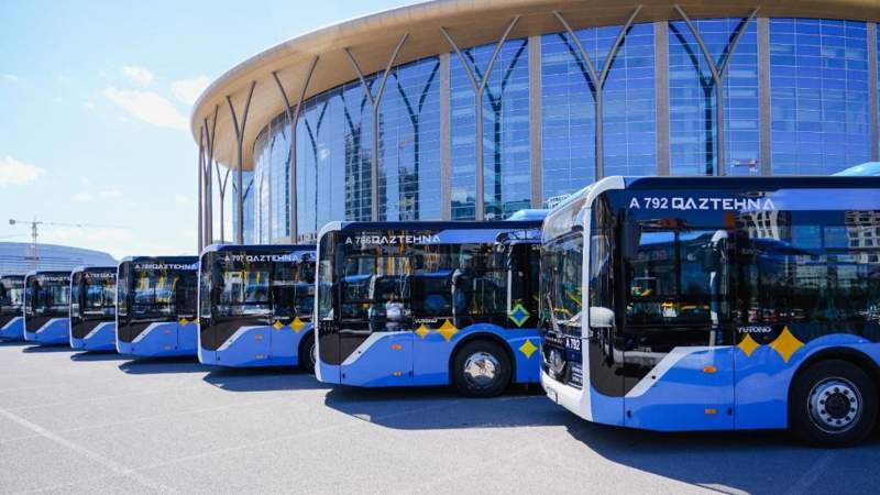 За два года в Астане купили 706 новых автобусов