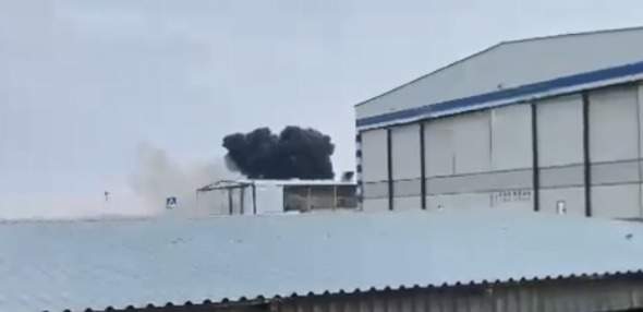Рядом с Актау упал самолёт