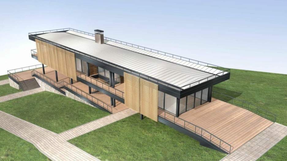 Проект визит-центра в Бутаковском ущелье