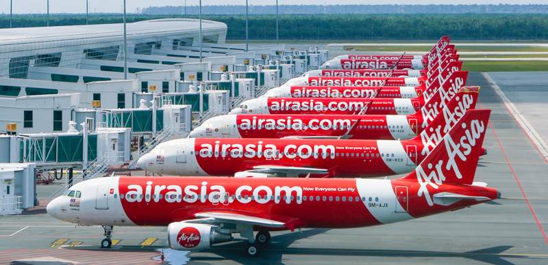 AirAsia предлагает скидку в 20% на все рейсы из Алматы