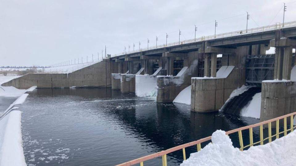 Каратамарское водохранилище в Костанае