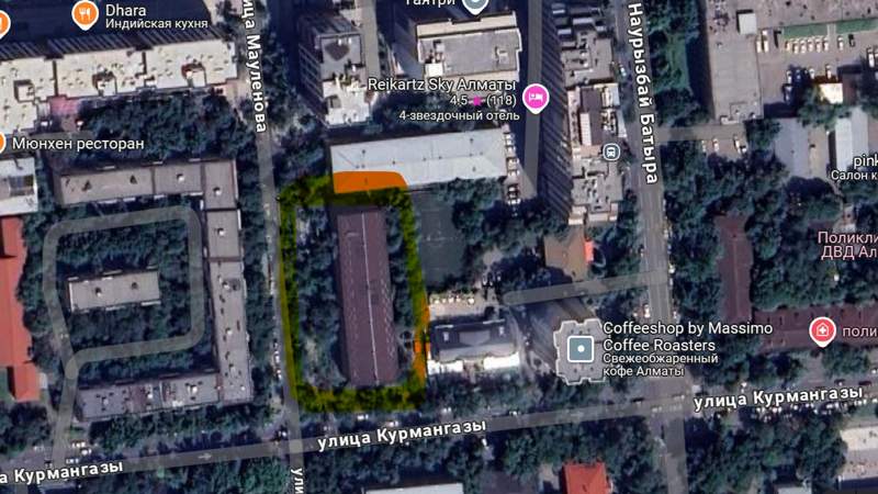 Земельный участок в центре Алматы отсудили у Университета имени Тынышпаева