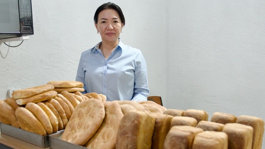 Владелица пекарни Лариса Боранбаева undefined
