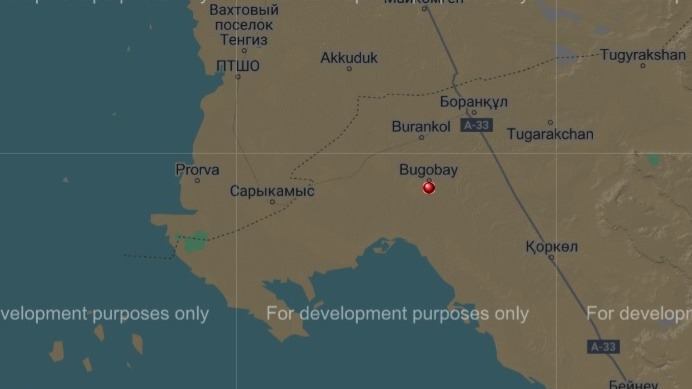 Землетрясение произошло ночью в Атырауской области
