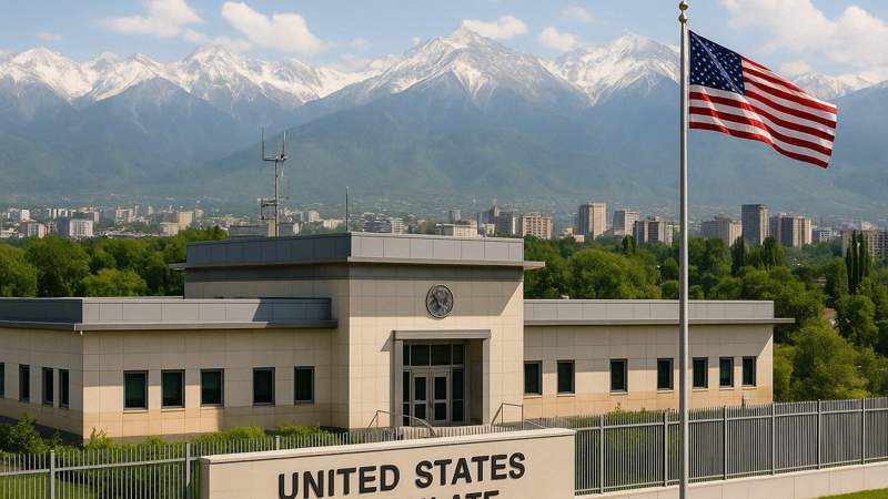 На каких условиях США будут строить консульство в Алматы 