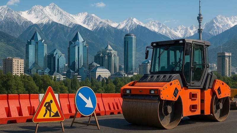Закрытые дороги в Алматы: сводка на 12 мая
