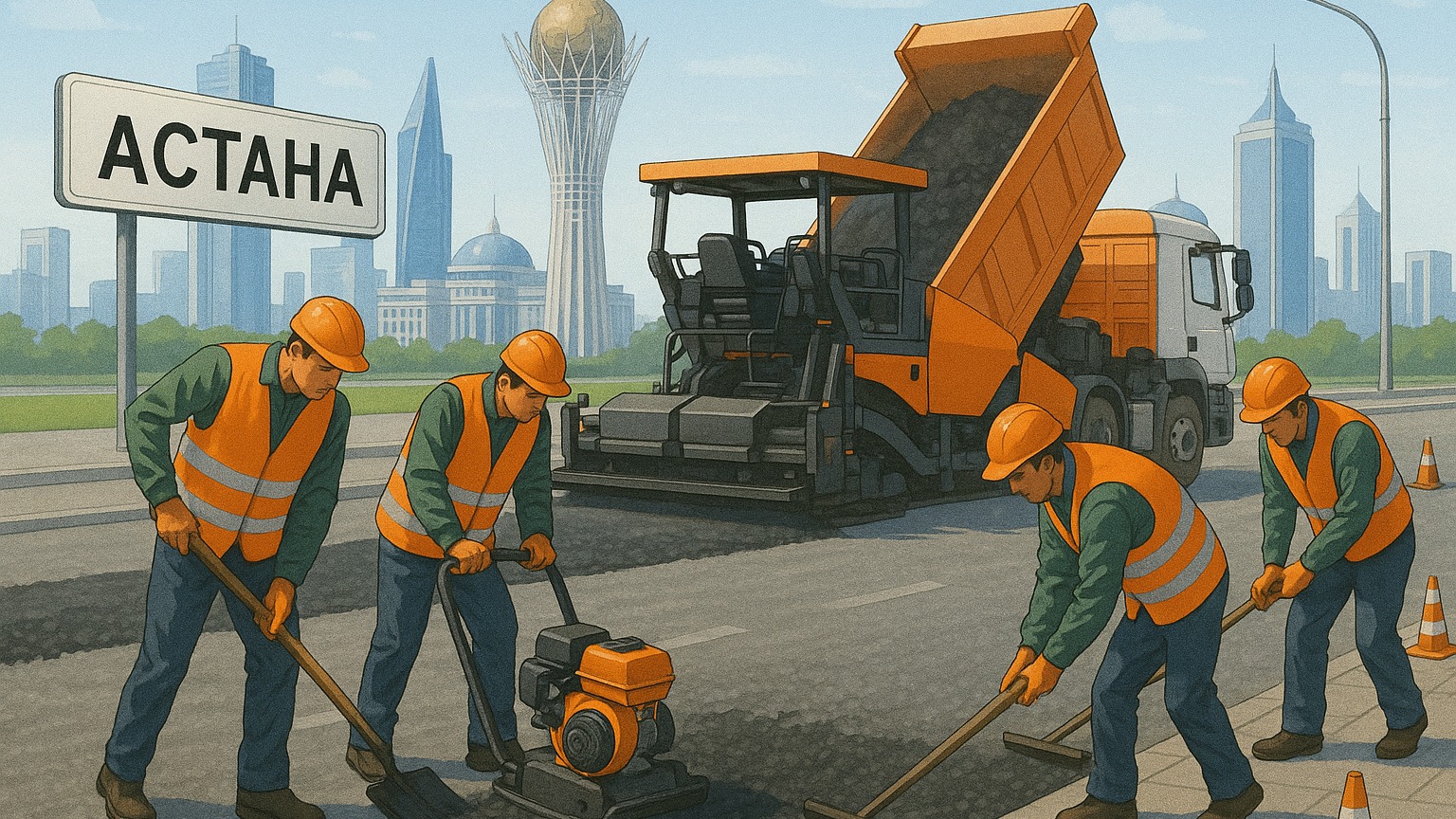 Закрытые дороги в Астане: сводка на 15 мая