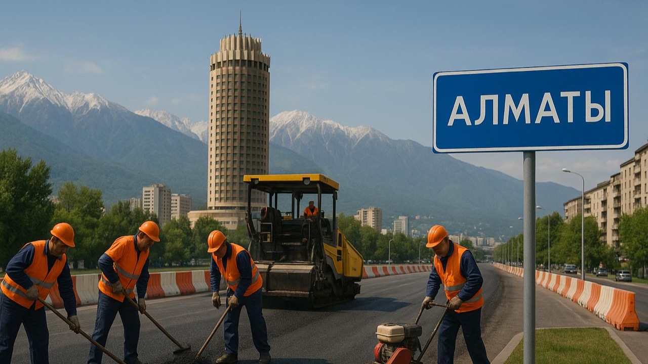 Закрытые дороги в Алматы: сводка на 19 мая