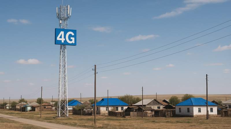 В селе с 216 жителями в ЗКО появилась связь 4G