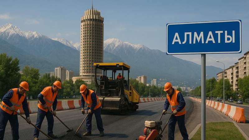 Закрытые дороги в Алматы: сводка на 28 мая