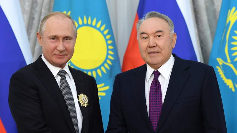 Назарбаев встретился с Путиным в Москве
