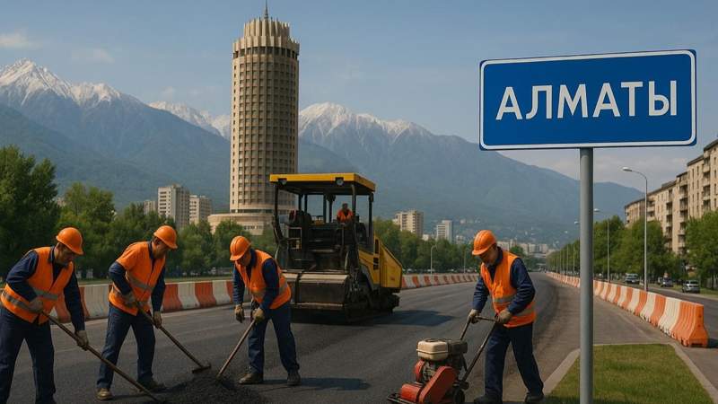 Закрытые дороги в Алматы: сводка на 7 июня