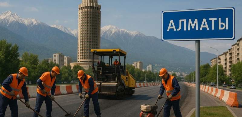 Закрытые дороги в Алматы: сводка на 6 июня